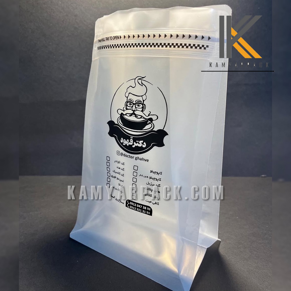 باکس پوچ شفاف مات با چاپ (1)